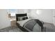 Modern bedroom features natural light, stylish decor, and comfortable furnishings for a relaxing retreat at 736 Kenyon Spring Dr, Zebulon, NC 27597