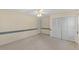 Bedroom featuring a ceiling fan, closet, and neutral-colored walls at 901 Emory Ln, Raleigh, NC 27609