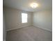 Simple bedroom featuring soft carpeting, a window and overhead lighting at 110 Manor Stone Dr, Clayton, NC 27527