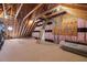 Unfinished attic ready for storage or customization at 113 Valley Ln, Pittsboro, NC 27312