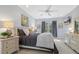 Relaxing bedroom featuring a plush bed, soft lighting, and a window that provides natural light at 113 Valley Ln, Pittsboro, NC 27312
