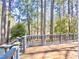 Wide shot of deck and backyard at 116 Lakeshore Dr, Durham, NC 27713