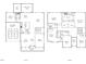 Detailed floor plan showcasing layout of the home with dimensions for each room and outdoor features at 117 Gravel Brook Ct, Cary, NC 27519