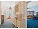 Bright kitchen featuring custom cabinetry, granite countertops and a sink at 119 Cardinal Crest Ct, Pittsboro, NC 27312
