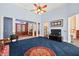 Large living room showcasing wood floors, high ceilings, and natural light at 119 Cardinal Crest Ct, Pittsboro, NC 27312