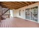 The spacious deck transitions to the home's interior through sliding glass doors at 12 Montcrest Dr, Durham, NC 27713