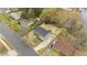 This home features an aerial view showing the property's landscaping, neighborhood, and nearby roads at 1230 Melrose Dr, Burlington, NC 27217