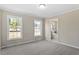Neutral bedroom featuring carpeted floors and natural light at 176 Clear Water Dr, Smithfield, NC 27577