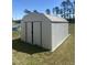Storage shed with double doors, providing secure space for equipment and tools at 176 Clear Water Dr, Smithfield, NC 27577