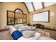This room has a projector screen and a comfortable sofa at 2207 Oxford Rd, Raleigh, NC 27608