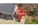 Aerial view of home with deck, lift, and metal roof at 23901 Nc-902, Bennett, NC 27208