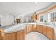 Bright kitchen with light countertops, stainless steel sink, and plenty of cabinet space at 23901 Nc-902, Bennett, NC 27208
