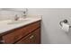 Bathroom with marble countertop and decorative fixtures at 325 Cobblestone Dr, Spring Lake, NC 28390