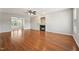 Spacious living room with a fireplace and hardwood floors at 325 Cobblestone Dr, Spring Lake, NC 28390