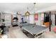 Spacious rec room with exercise equipment and ping pong table for entertainment at 509 Queensferry Rd, Cary, NC 27511