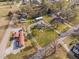 Aerial view showcasing the house in the neighborhood at 513 S Cheatham St, Franklinton, NC 27525