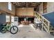 Interior workshop view showcasing the open space, loft area, and functional layout at 513 S Cheatham St, Franklinton, NC 27525