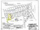Detailed property plat showing lot dimensions, survey information, and legal descriptions at 529 Flanagan Rd, Henderson, NC 27537