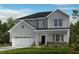Charming two-story home with stone accents and a spacious two-car garage at 664 Sun Meadow Dr, Wake Forest, NC 27587