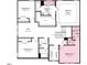 Second floor floorplan showing bedrooms, bathrooms, and a loft at 664 Sun Meadow Dr, Wake Forest, NC 27587