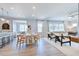 Bright and airy open concept living room with fireplace at 664 Sun Meadow Dr, Wake Forest, NC 27587