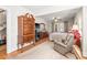 Bedroom with hardwood floors, ceiling fan and comfortable seating at 712 Springwood Ave, Gibsonville, NC 27249