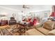 Spacious living room with hardwood floors, comfortable seating, open to kitchen at 712 Springwood Ave, Gibsonville, NC 27249