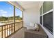 Relaxing screened porch with comfortable seating and scenic views at 803 Toulouse Ct, Cary, NC 27519