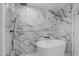 Elegant bathroom featuring a standalone tub, marble shower, and luxurious finishes at 8504 Old Nc 86, Chapel Hill, NC 27516
