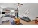 Bright playroom with a climbing wall, play table, and cozy seating area at 99 Stoney Hill Ln, Sanford, NC 27332
