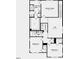Second floorplan featuring an owner's suite, bath, two bedrooms, and a loft at 1065 Hardin Hill Ln, Knightdale, NC 27545
