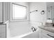 Bathroom featuring a soaking tub, step-in shower, granite counters and tiled floor at 151 S Harper Faith Way, Benson, NC 27504