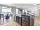 Kitchen featuring stainless appliances, island with seating, and open layout at 1515 Willbrook Dr, Fuquay Varina, NC 27526