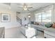 Upstairs living room provides casual seating, a neutral color palette, and plenty of natural light at 1515 Willbrook Dr, Fuquay Varina, NC 27526