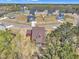 Beautiful aerial view showcasing homes in a community setting with large lots and scenic surroundings at 182 Prince Place Dr, Fuquay Varina, NC 27526