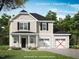 Charming two-story home with a two-car garage, classic black shutters, and a well-manicured front lawn at 187 Regis Ln # 10, Coats, NC 27521