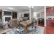 Open floor plan seamlessly connects the living room and dining area at 1950 Firenza Dr, Apex, NC 27502