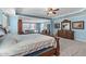 Spacious main bedroom with large windows and plenty of room for furniture at 1950 Firenza Dr, Apex, NC 27502