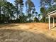 Expansive backyard with tall trees, providing a serene and private outdoor space at 205 Regis Ln # 11, Coats, NC 27521