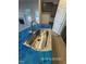 Stainless steel kitchen sink with granite countertop at 205 Regis Ln # 11, Coats, NC 27521