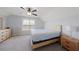 Comfortable bedroom with carpet and lots of storage at 2142 Henderson Tanyard Rd, Pittsboro, NC 27312
