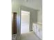 The partially finished bathroom boasts a double sink vanity with white cabinets at 226 Rolling Pasture Way, Sanford, NC 27332