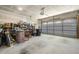Spacious two car garage with open door and lots of storage possibilities at 236 Star Valley Dr, Angier, NC 27501