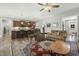 Open living area with seamless transitions to the kitchen, perfect for modern living at 236 Star Valley Dr, Angier, NC 27501