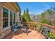 Outdoor deck space with room to relax and enjoy the surrounding nature at 2550 Bittersweet Dr, Durham, NC 27705