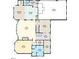 Detailed floor plan showcasing the layout of the main level at 2550 Bittersweet Dr, Durham, NC 27705