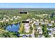 Aerial view of property at 404 Vintage Hill Cir, near lake and 12 miles from Raleigh at 404 Vintage Hill Cir, Apex, NC 27539