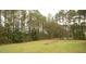 Large backyard with mature trees at 45 Crabtree Ct, Fuquay Varina, NC 27526