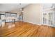 Open-concept space features modern colors and large windows at 5313 Edington Ln, Raleigh, NC 27604