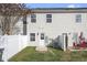 Back of home has a fenced yard, patio and room to entertain at 5340 Big Bass Dr, Raleigh, NC 27610